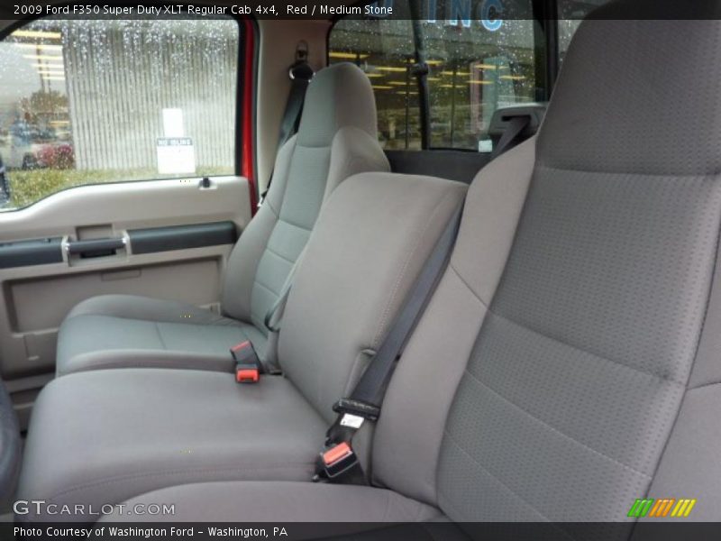 Red / Medium Stone 2009 Ford F350 Super Duty XLT Regular Cab 4x4