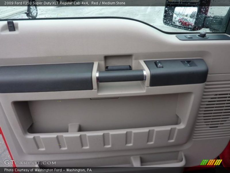 Red / Medium Stone 2009 Ford F350 Super Duty XLT Regular Cab 4x4