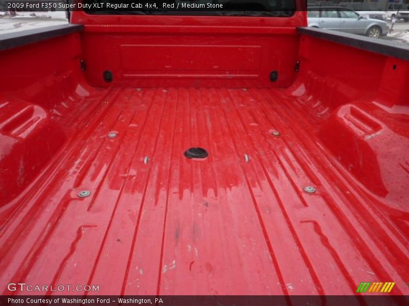 Red / Medium Stone 2009 Ford F350 Super Duty XLT Regular Cab 4x4