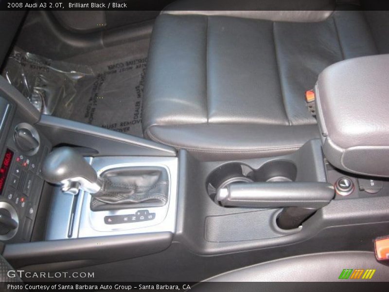 Brilliant Black / Black 2008 Audi A3 2.0T