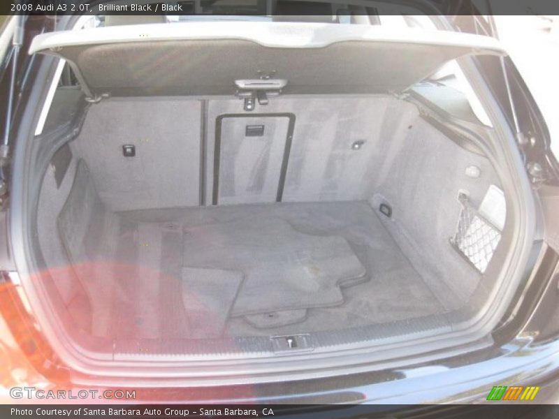 Brilliant Black / Black 2008 Audi A3 2.0T