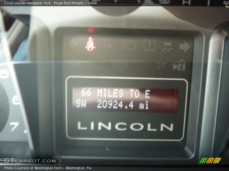 Royal Red Metallic / Stone 2010 Lincoln Navigator 4x4