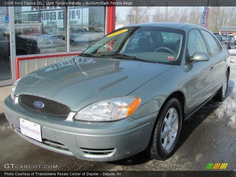 Light Tundra Metallic / Medium/Dark Pebble Beige 2006 Ford Taurus SEL