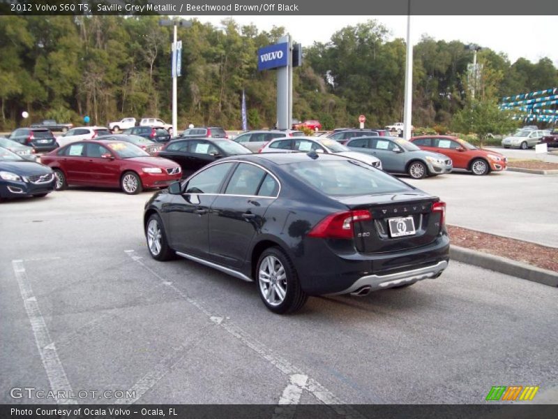Saville Grey Metallic / Beechwood Brown/Off Black 2012 Volvo S60 T5