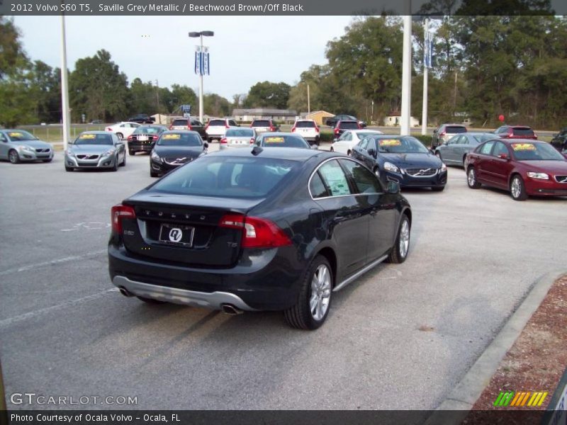 Saville Grey Metallic / Beechwood Brown/Off Black 2012 Volvo S60 T5