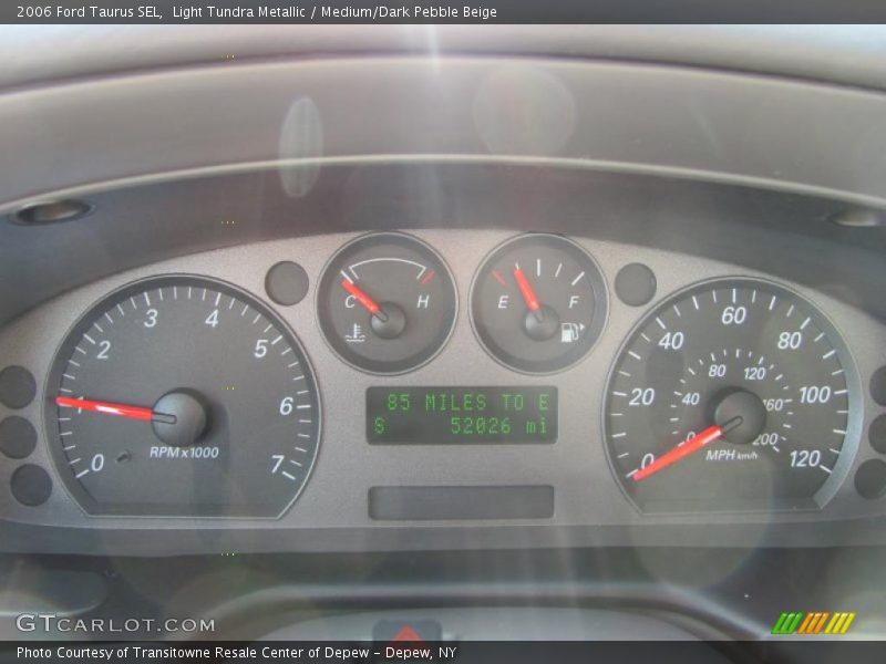Light Tundra Metallic / Medium/Dark Pebble Beige 2006 Ford Taurus SEL