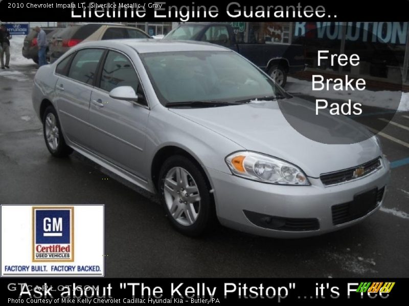 Silver Ice Metallic / Gray 2010 Chevrolet Impala LT