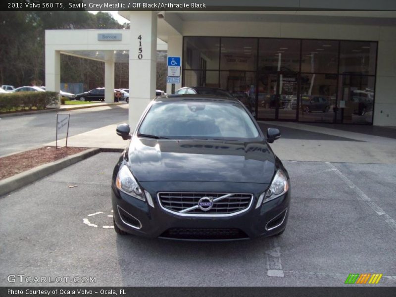 Saville Grey Metallic / Off Black/Anthracite Black 2012 Volvo S60 T5