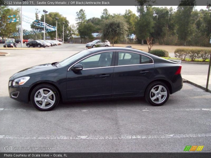 Saville Grey Metallic / Off Black/Anthracite Black 2012 Volvo S60 T5
