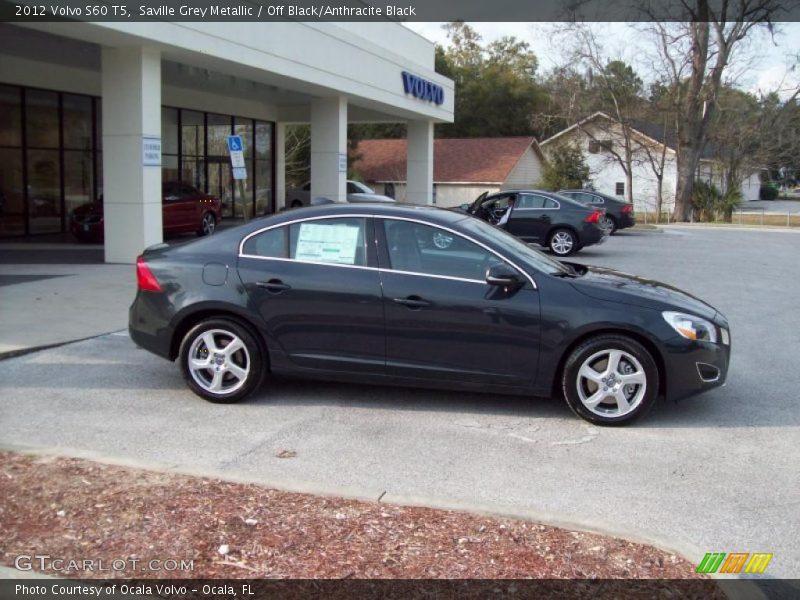 Saville Grey Metallic / Off Black/Anthracite Black 2012 Volvo S60 T5
