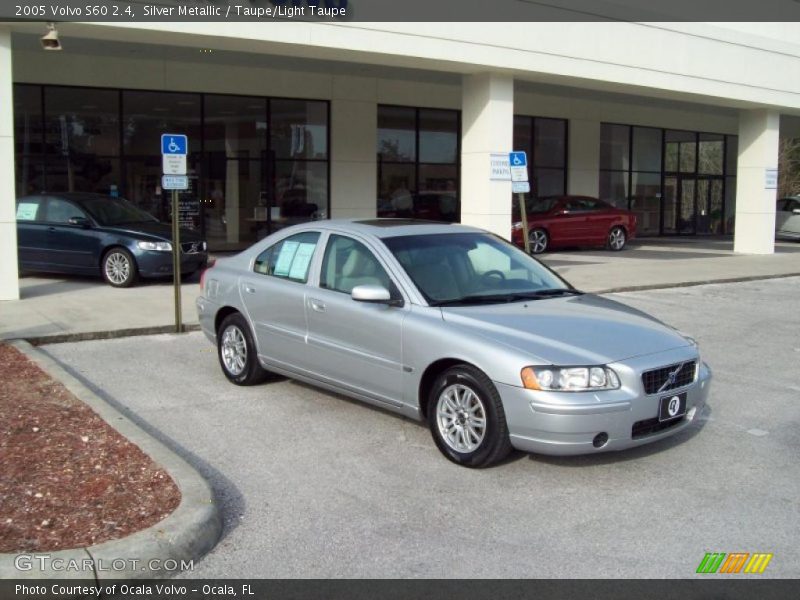 Silver Metallic / Taupe/Light Taupe 2005 Volvo S60 2.4