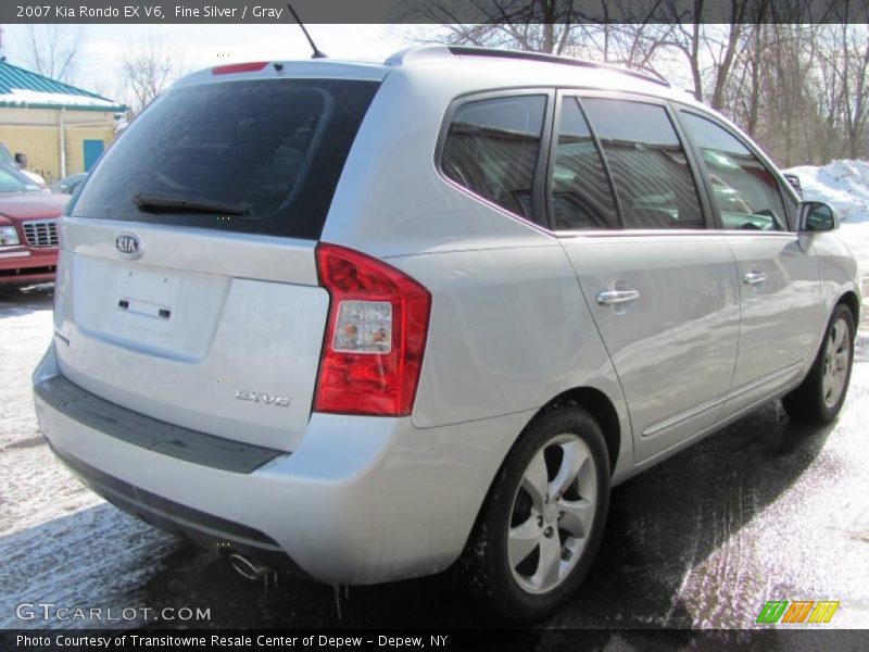 Fine Silver / Gray 2007 Kia Rondo EX V6