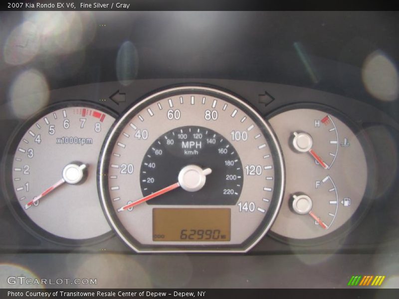Fine Silver / Gray 2007 Kia Rondo EX V6