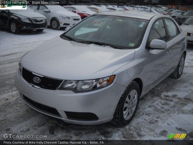 Bright Silver / Stone 2010 Kia Forte EX