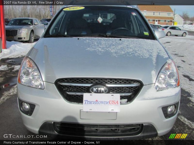 Fine Silver / Gray 2007 Kia Rondo EX V6