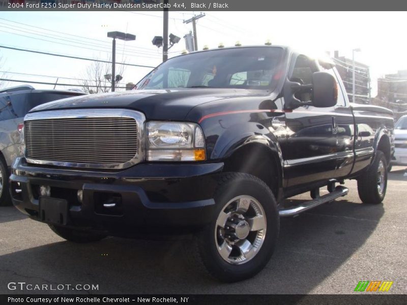 Black / Black 2004 Ford F250 Super Duty Harley Davidson SuperCab 4x4
