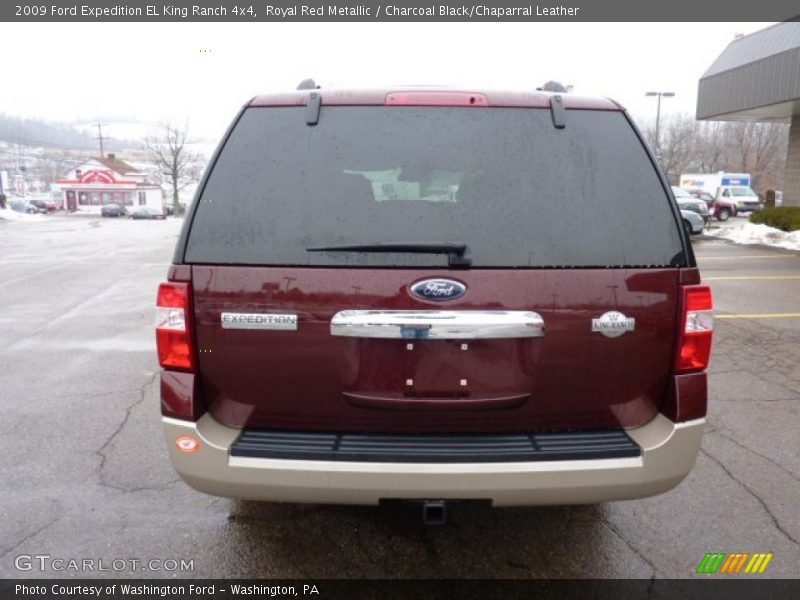 Royal Red Metallic / Charcoal Black/Chaparral Leather 2009 Ford Expedition EL King Ranch 4x4