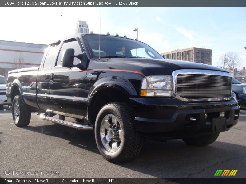 Black / Black 2004 Ford F250 Super Duty Harley Davidson SuperCab 4x4