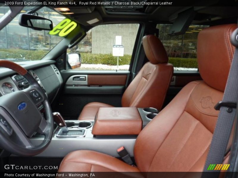  2009 Expedition EL King Ranch 4x4 Charcoal Black/Chaparral Leather Interior