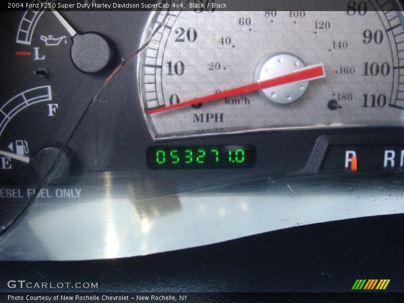 Black / Black 2004 Ford F250 Super Duty Harley Davidson SuperCab 4x4