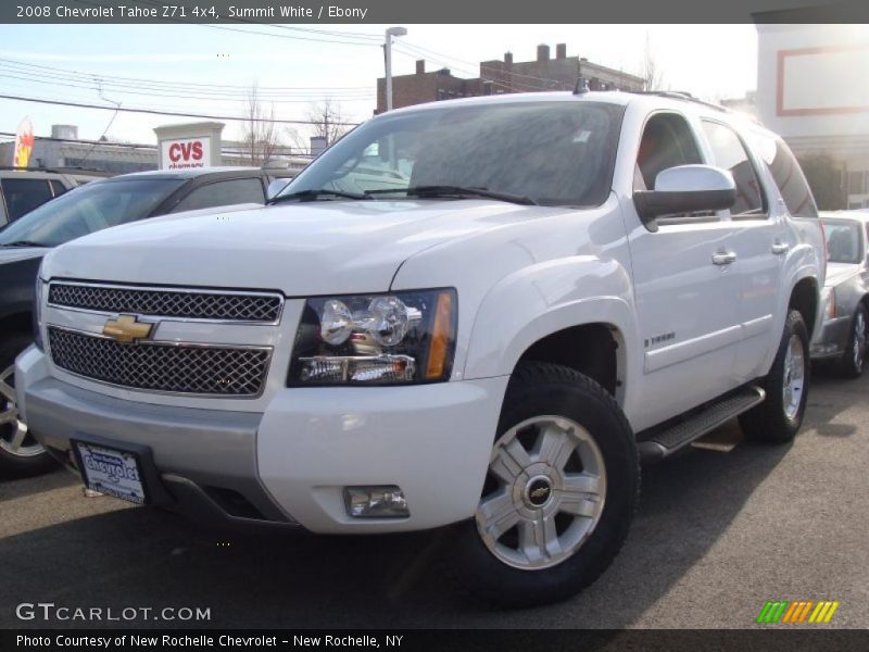 Summit White / Ebony 2008 Chevrolet Tahoe Z71 4x4