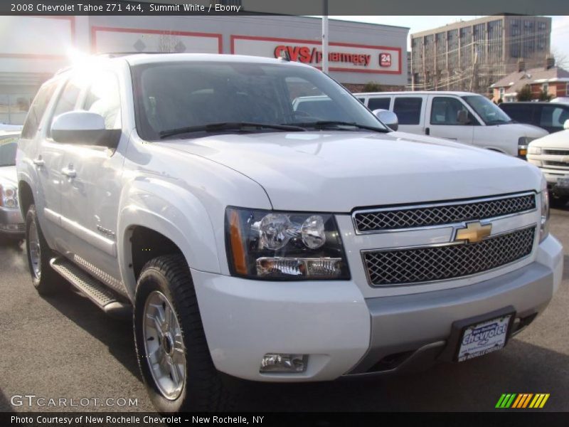 Summit White / Ebony 2008 Chevrolet Tahoe Z71 4x4