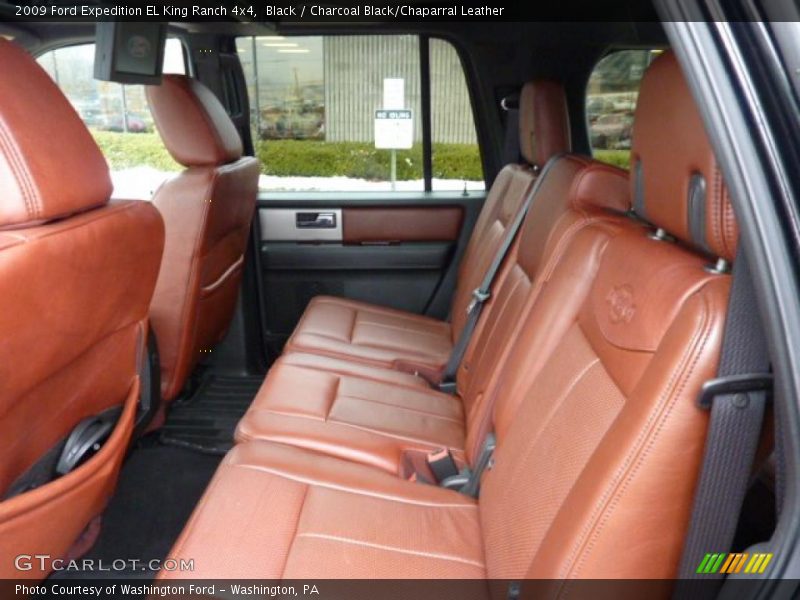  2009 Expedition EL King Ranch 4x4 Charcoal Black/Chaparral Leather Interior