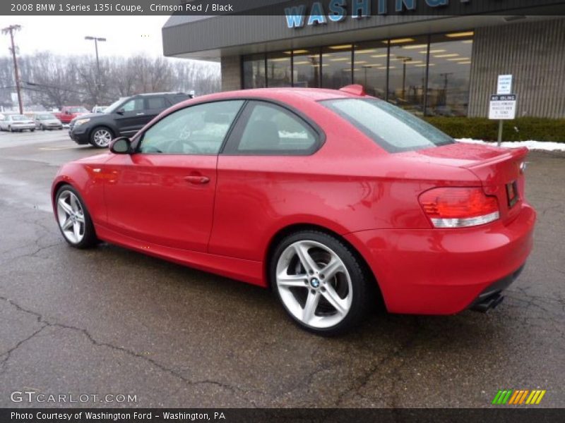  2008 1 Series 135i Coupe Crimson Red