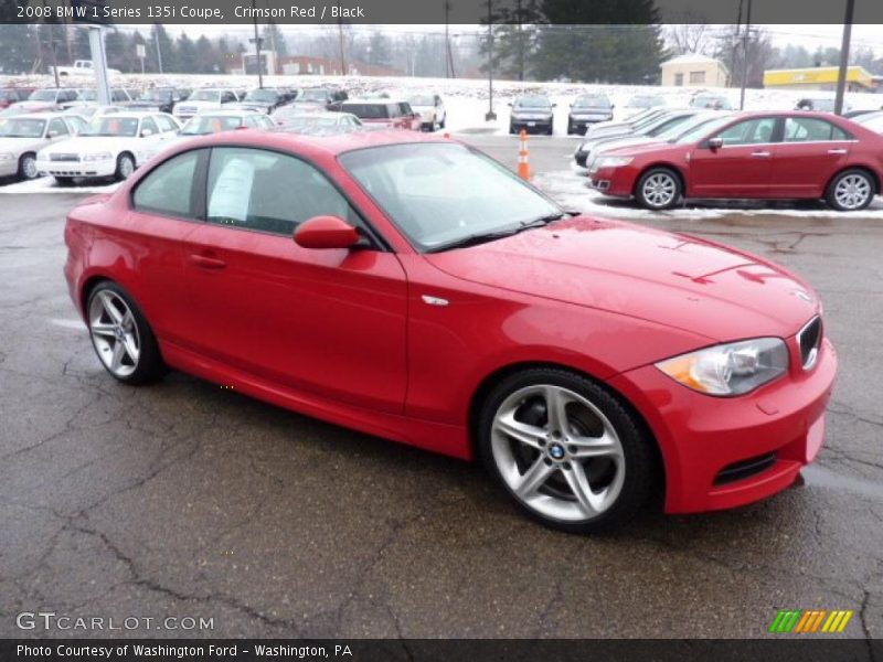 Front 3/4 View of 2008 1 Series 135i Coupe