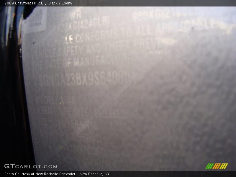 Black / Ebony 2009 Chevrolet HHR LT