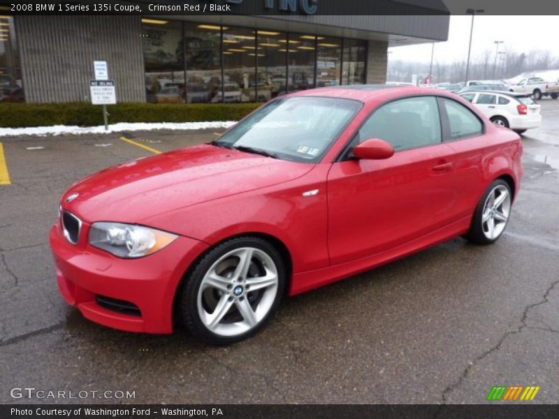 Front 3/4 View of 2008 1 Series 135i Coupe