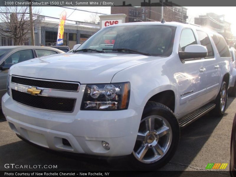 Summit White / Ebony 2008 Chevrolet Suburban 1500 LT 4x4