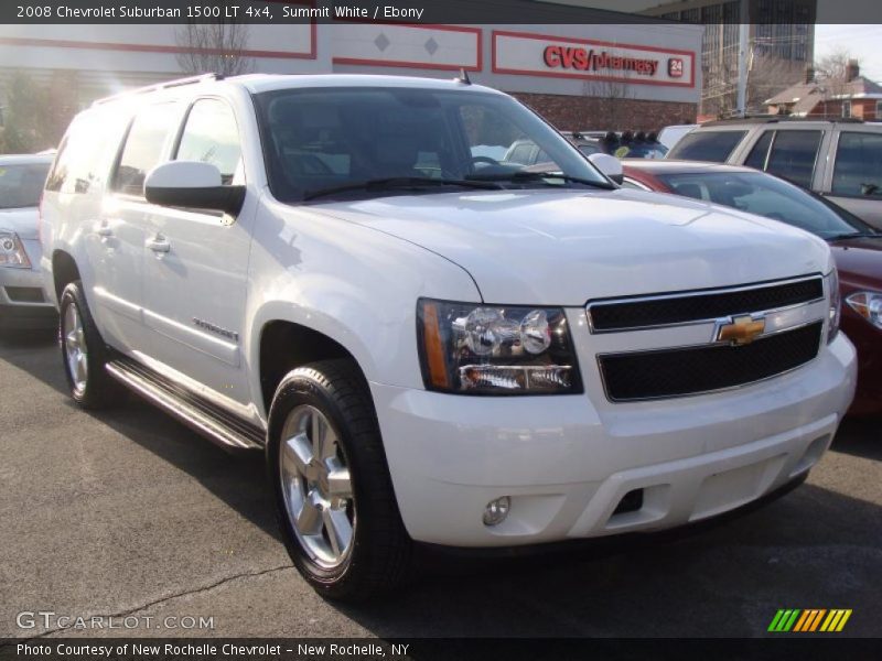 Summit White / Ebony 2008 Chevrolet Suburban 1500 LT 4x4