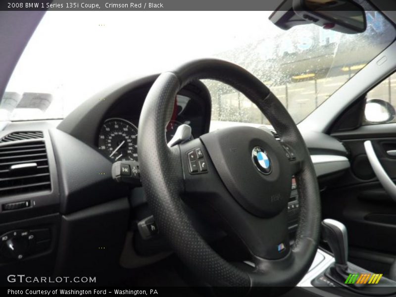 Crimson Red / Black 2008 BMW 1 Series 135i Coupe