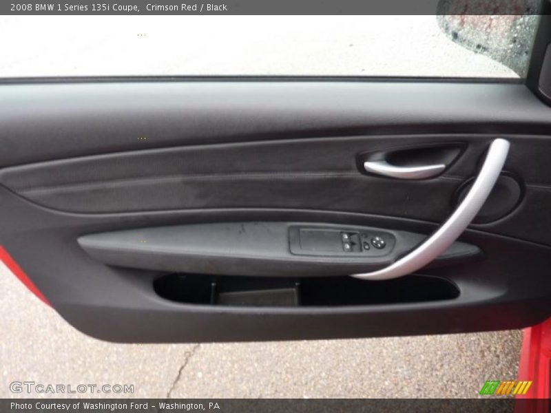 Crimson Red / Black 2008 BMW 1 Series 135i Coupe