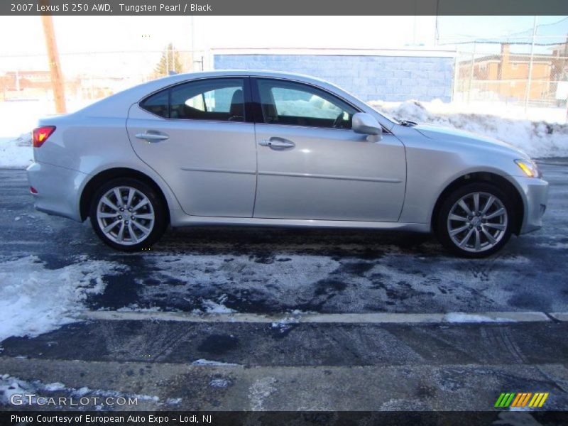 Tungsten Pearl / Black 2007 Lexus IS 250 AWD