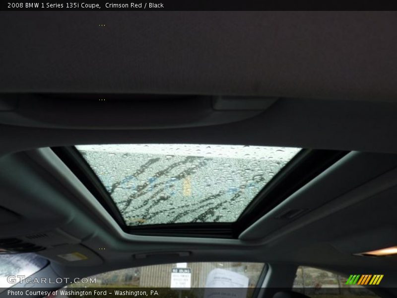 Crimson Red / Black 2008 BMW 1 Series 135i Coupe