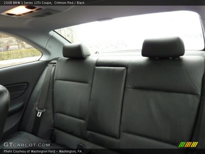 Crimson Red / Black 2008 BMW 1 Series 135i Coupe