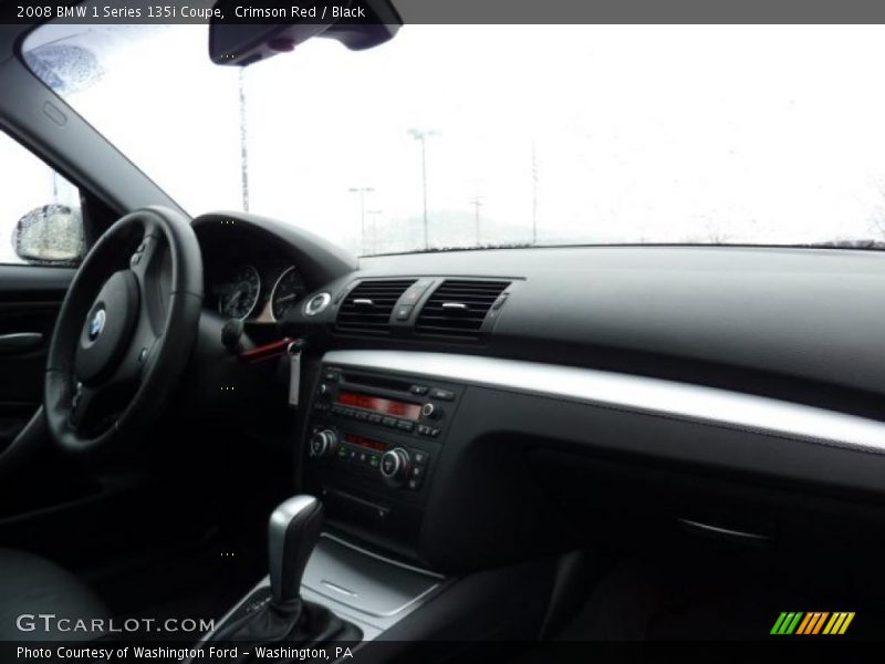 Crimson Red / Black 2008 BMW 1 Series 135i Coupe