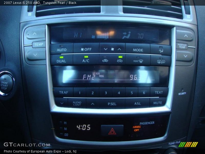 Tungsten Pearl / Black 2007 Lexus IS 250 AWD
