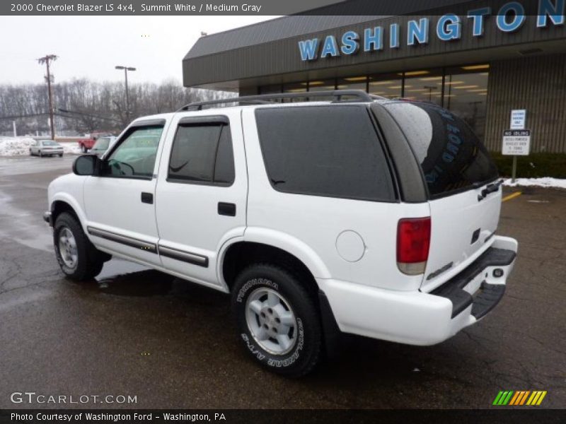 Summit White / Medium Gray 2000 Chevrolet Blazer LS 4x4