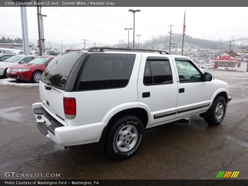 Summit White / Medium Gray 2000 Chevrolet Blazer LS 4x4