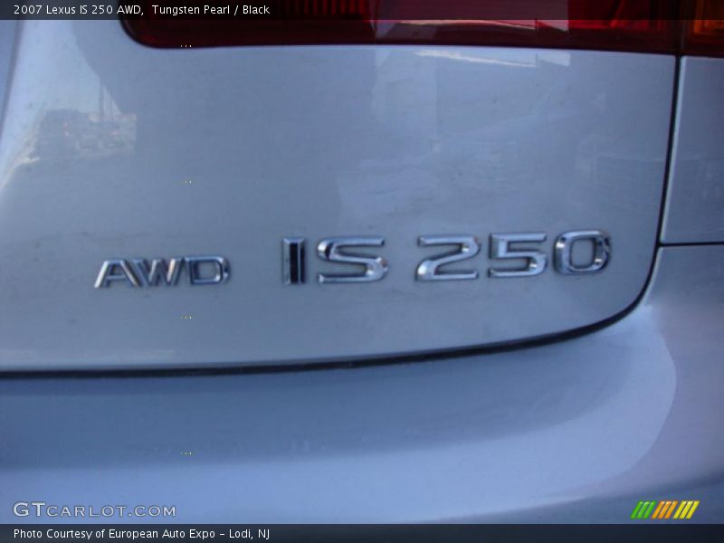 Tungsten Pearl / Black 2007 Lexus IS 250 AWD