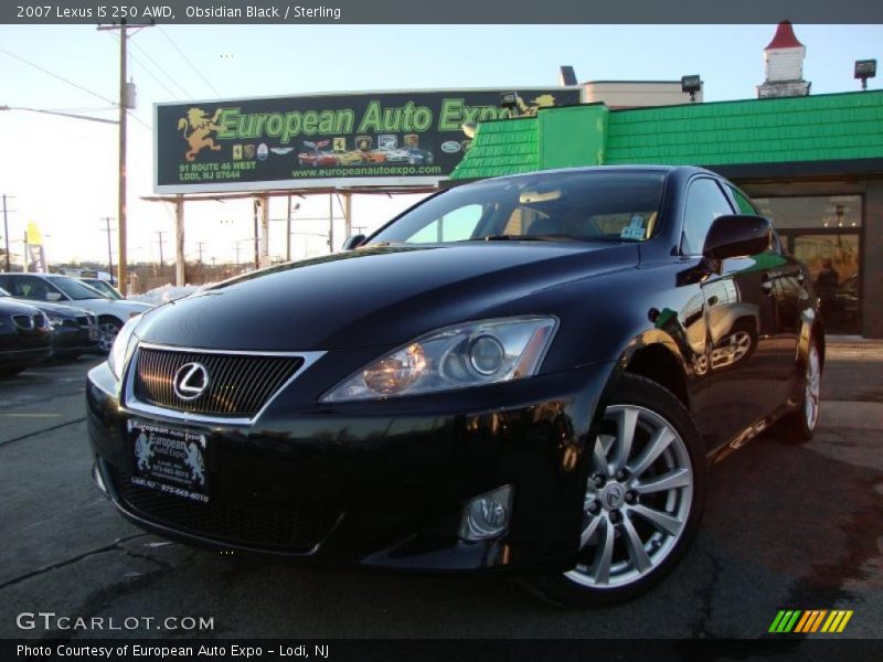 Obsidian Black / Sterling 2007 Lexus IS 250 AWD