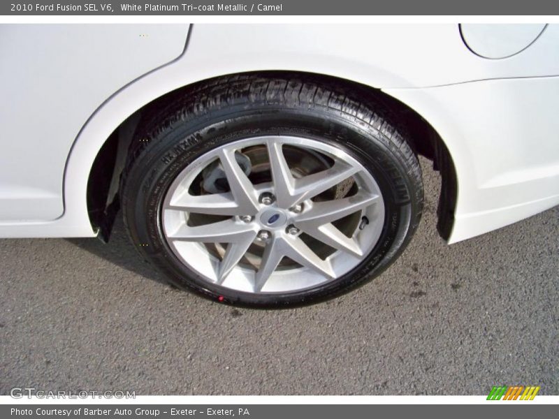 White Platinum Tri-coat Metallic / Camel 2010 Ford Fusion SEL V6