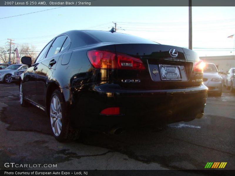 Obsidian Black / Sterling 2007 Lexus IS 250 AWD