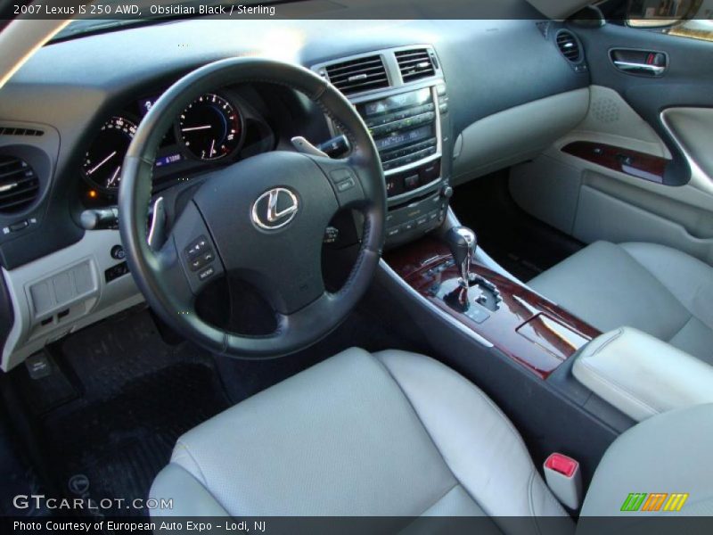 Obsidian Black / Sterling 2007 Lexus IS 250 AWD