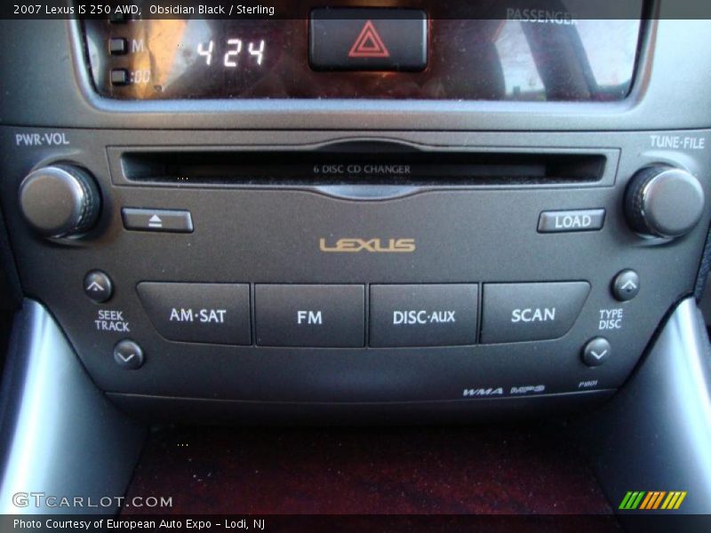 Obsidian Black / Sterling 2007 Lexus IS 250 AWD