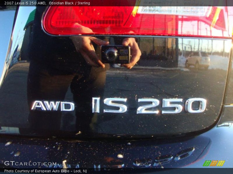Obsidian Black / Sterling 2007 Lexus IS 250 AWD