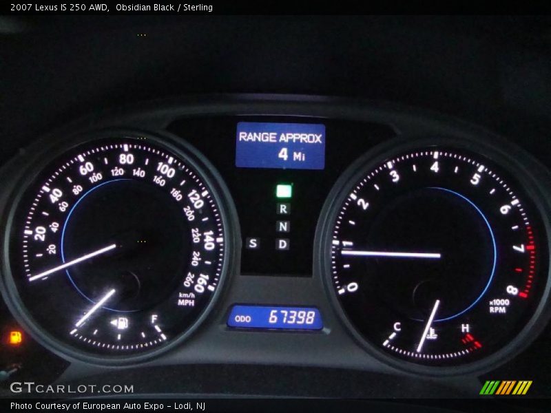 Obsidian Black / Sterling 2007 Lexus IS 250 AWD